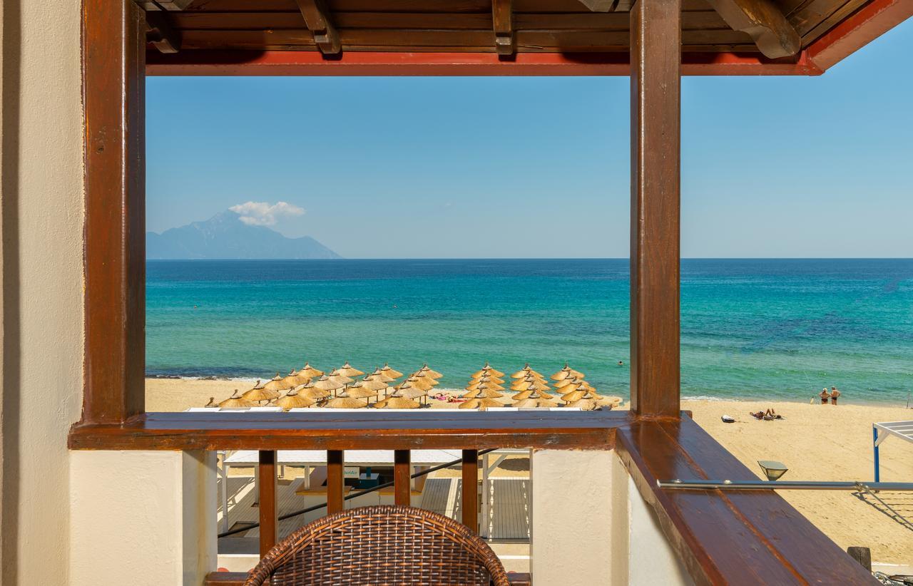House Kostas On The Beach 사르티 외부 사진