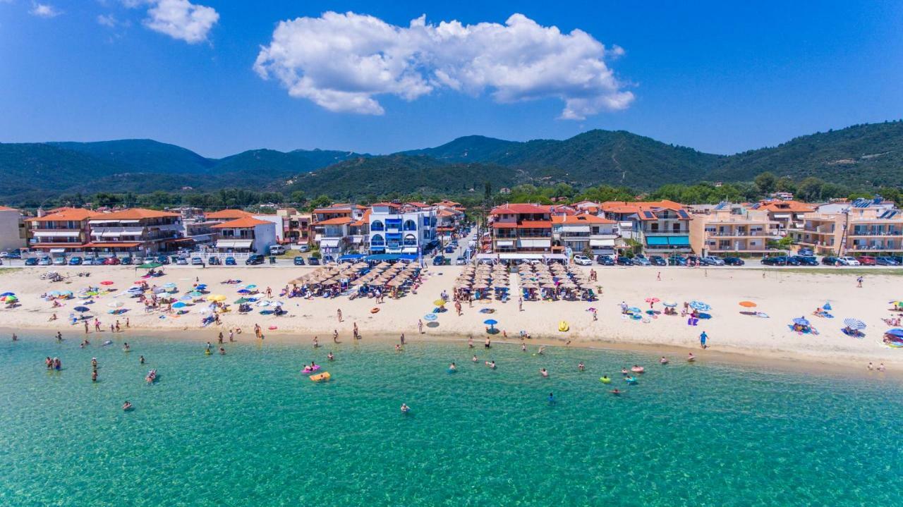 House Kostas On The Beach 사르티 외부 사진